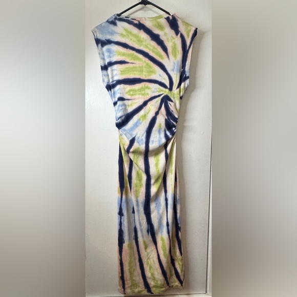 Young Fabulous & Broke Dresses & Skirts - NWT Young Fabulous And Broke YFB Ribbed High Neckline Tie Dye Fitted Dress Small